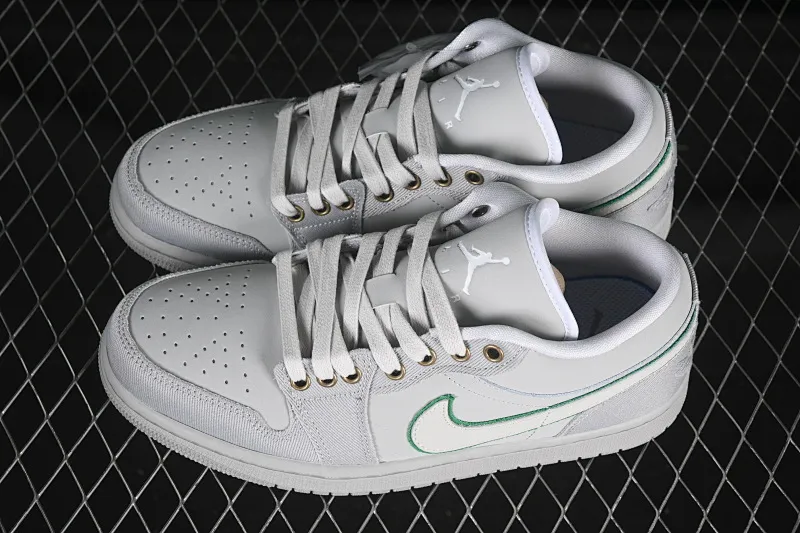 All categories Air Jordan Jordan series basketball shoes Air Jordan 1 Low Air Jordan 1 Low "Dongdan" AJ1 Joe 1 weaving gray low-top cultural casual sneakers IH3369-077